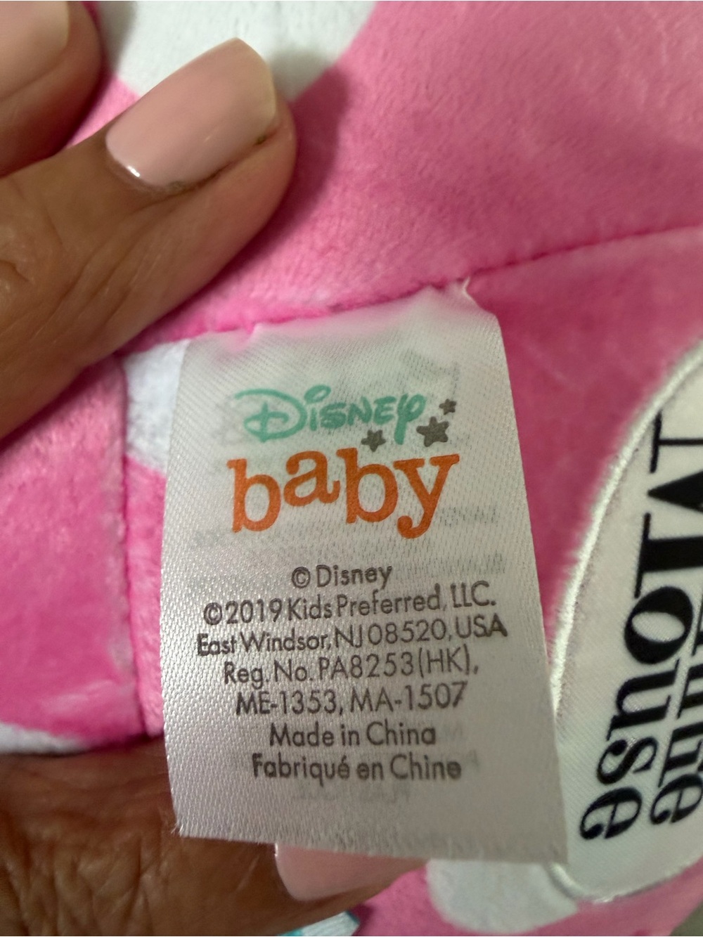 Disney Baby Minnie Mouse Cuddle Pals Round Plush Pillow Kids Preferred 2019 - Picture 6 of 8